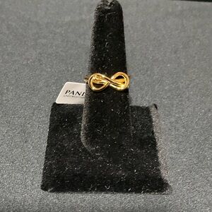 Gold Infinity Knot Ring
